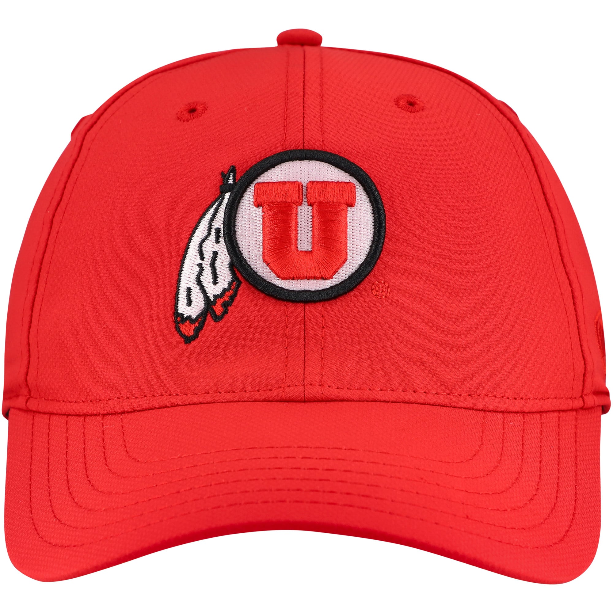 Men's Top of the World  Red Utah Utes Victory Trainer Adjustable Hat